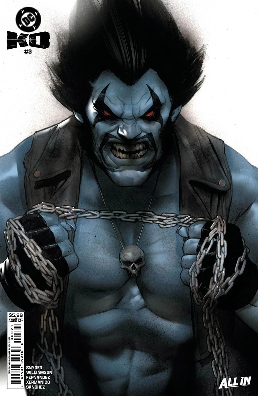 DC K.O. #3 FACE-OFF BEN OLIVER LOBO VARIANT DC COMICS 2026 NM