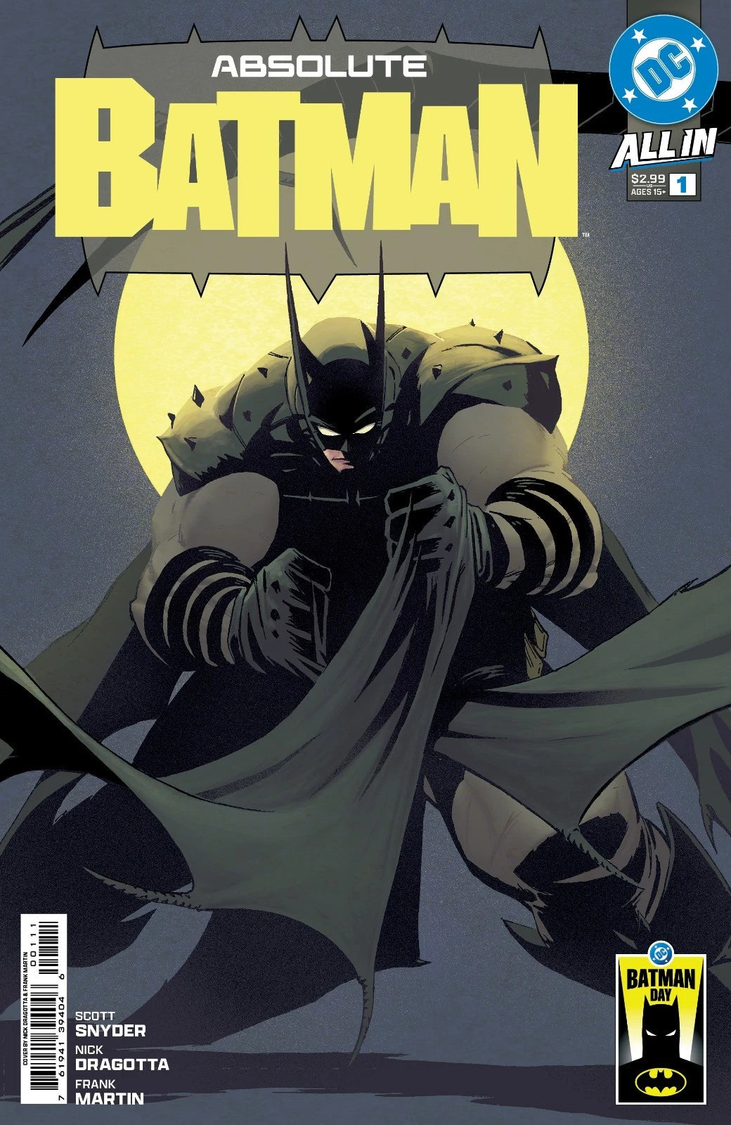 Absolute Batman #1 Batman Day 2025 Edition Snyder & Dragotta DC Comics