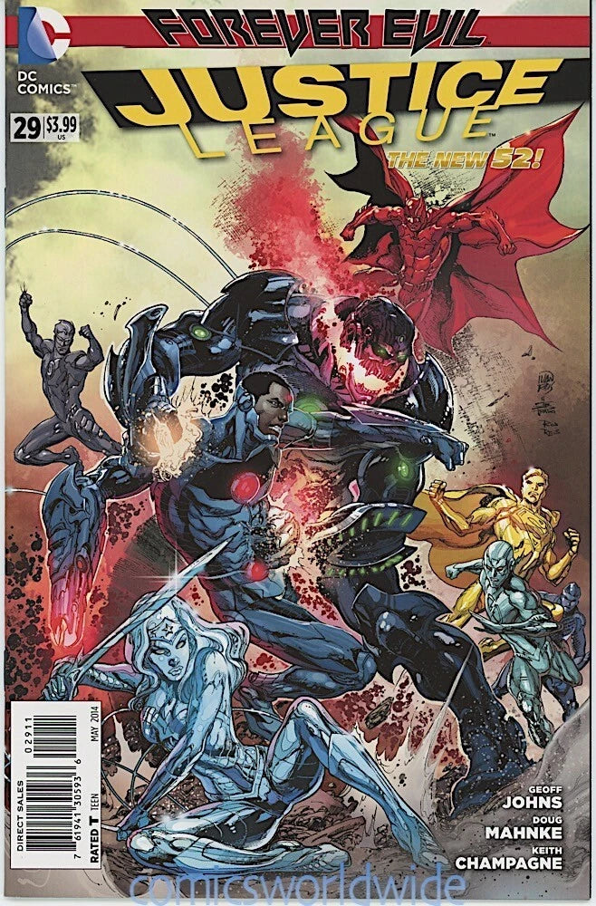 Justice League #29 Forever Evil Geoff Johns DC Comics 2014 NM