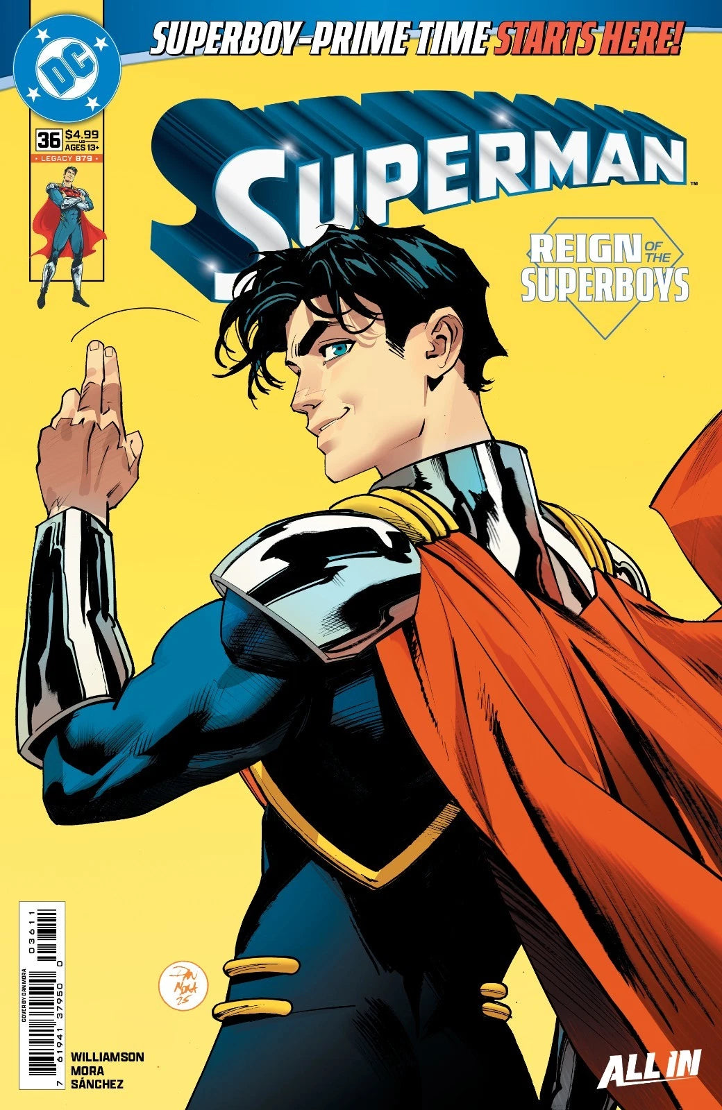 SUPERMAN #36 SUPERBOY-PRIME DC COMICS 2026 NM