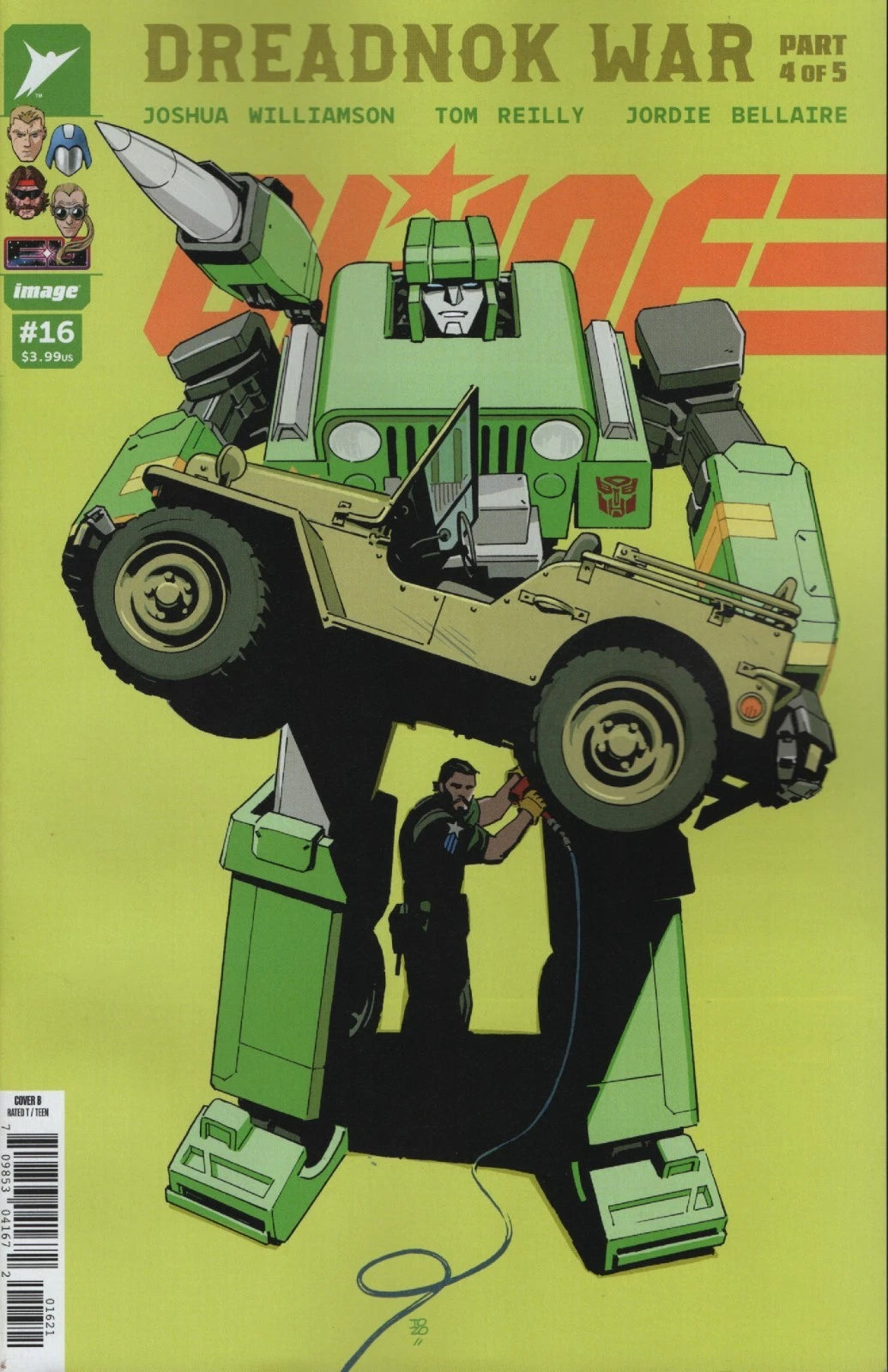 GI JOE #16 DREADNOK WAR PART 4 ZONJIC VARIANT IMAGE COMICS 2025 NM