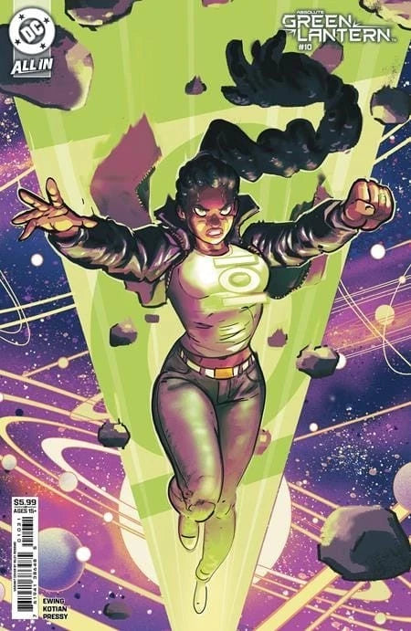 ABSOLUTE GREEN LANTERN #10 RILEY ROSSMO CARD STOCK VARIANT 2026 NM