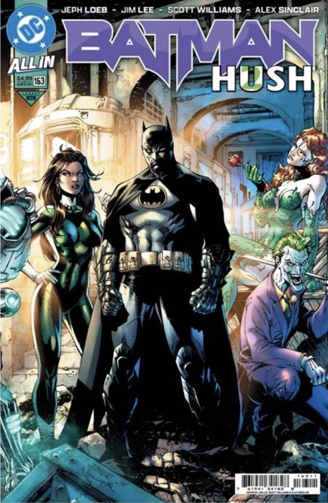 BATMAN #163 HUSH 2 JIM LEE 1ST PRINT DC COMICS 2025 NEAR MINT