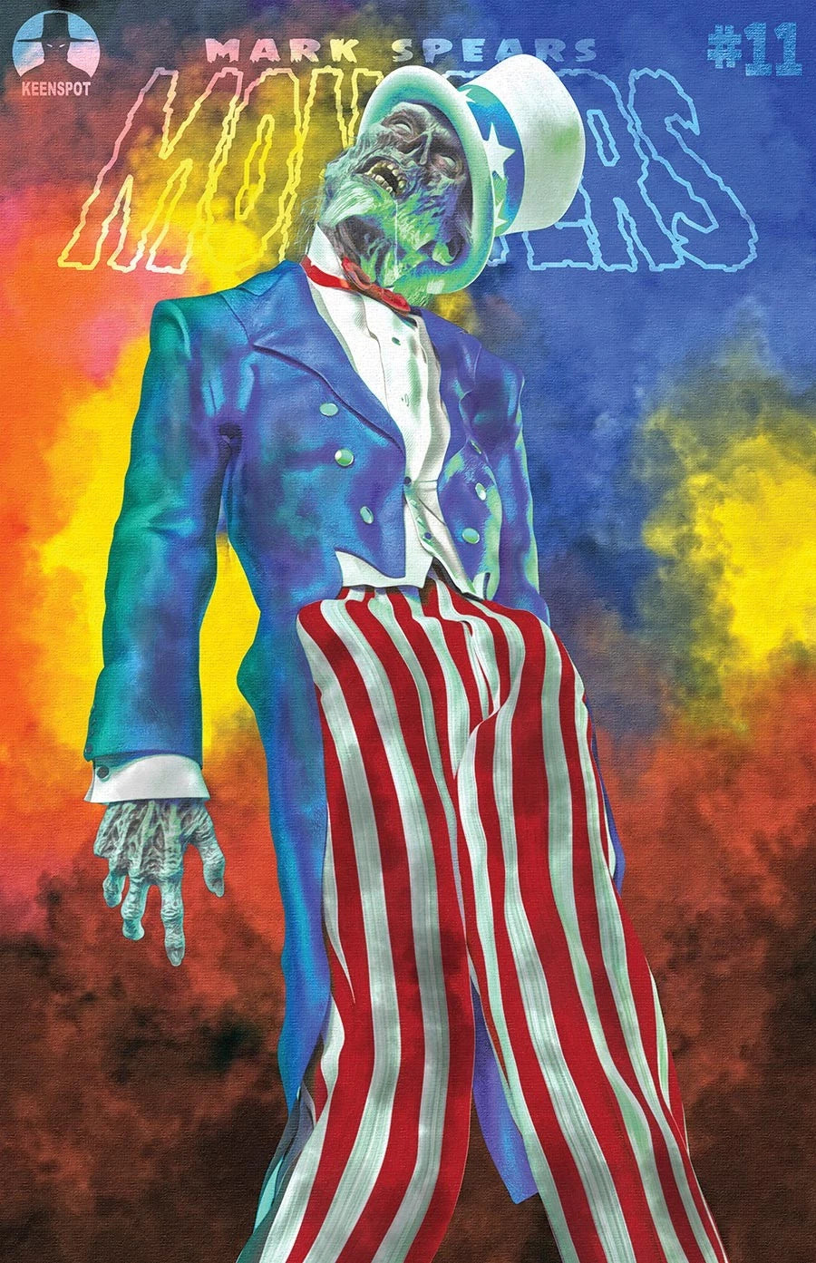 Mark Spears Monsters #11 Uncle Sam Variant Keenspot 2026