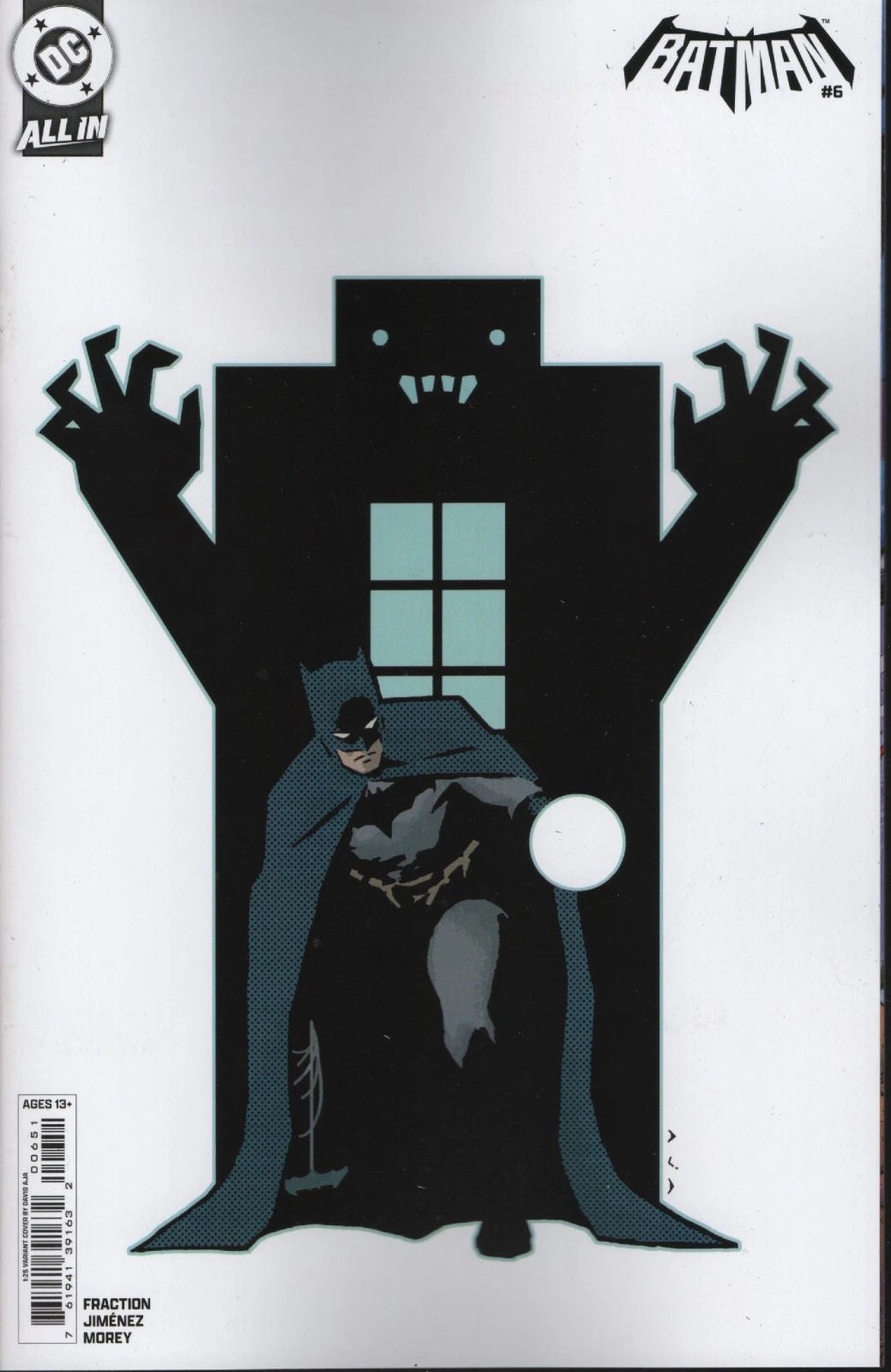 Batman #6 1:25 David Aja Incentive Variant Matt Fraction DC Comics 2026 NM
