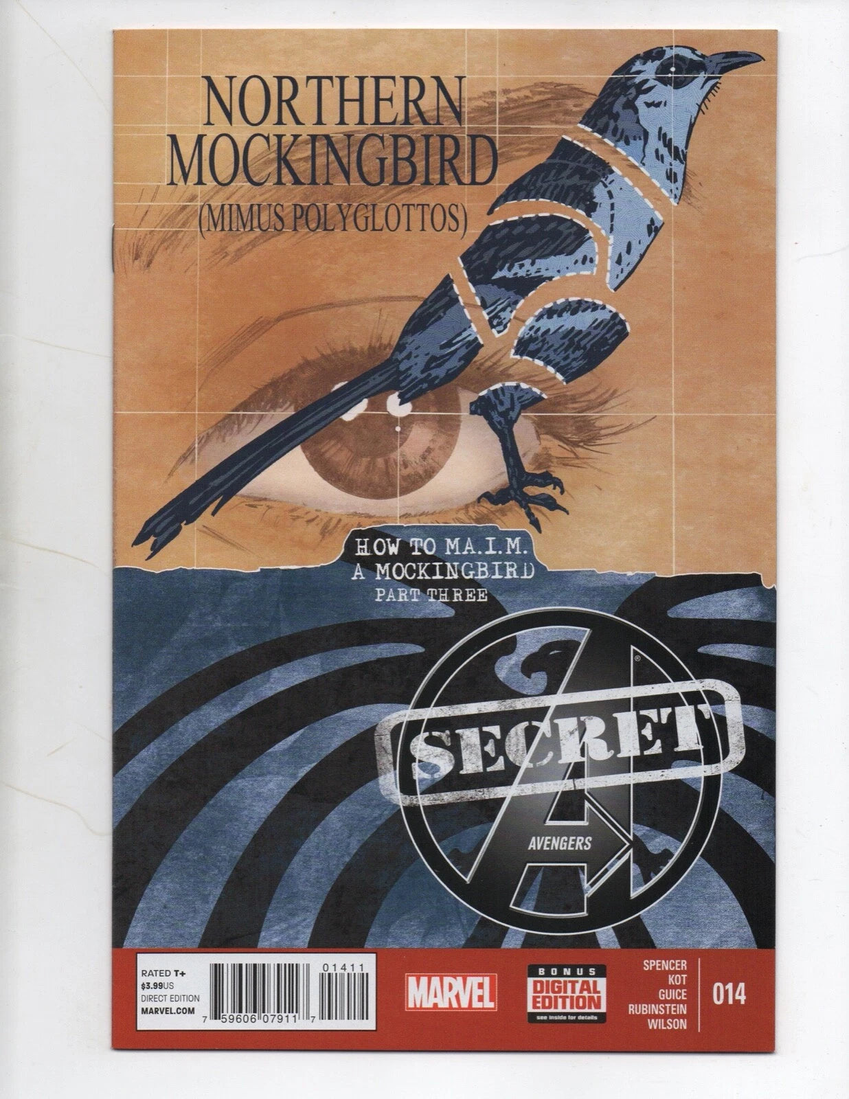 SECRET AVENGERS #14 MARVEL COMICS 2014 NEAR MINT