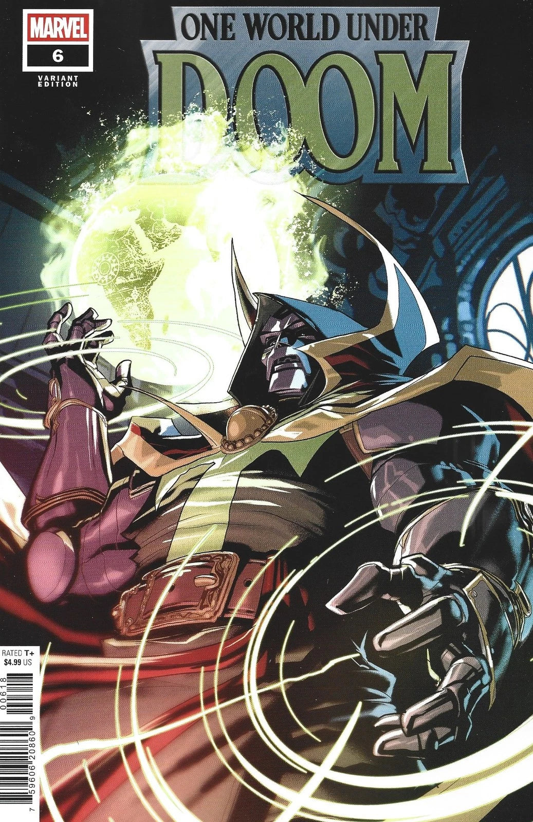 ONE WORLD UNDER DOOM #6 1:25 PETE WOODS INCENTIVE VARIANT MARVEL COMICS 2025 NM