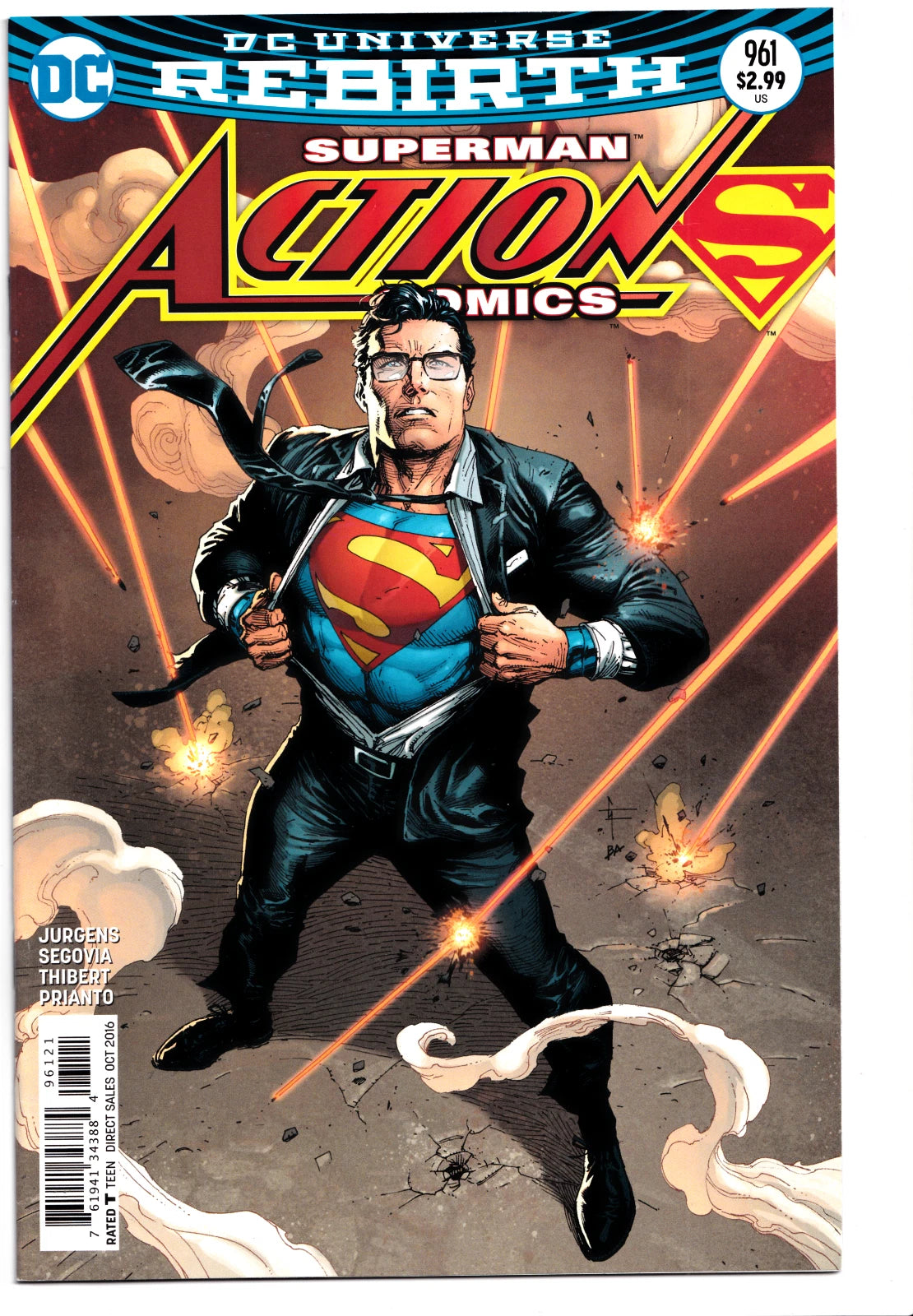ACTION COMICS #961 GARY FRANK VARIANT DC COMICS 2016 SUPERMAN