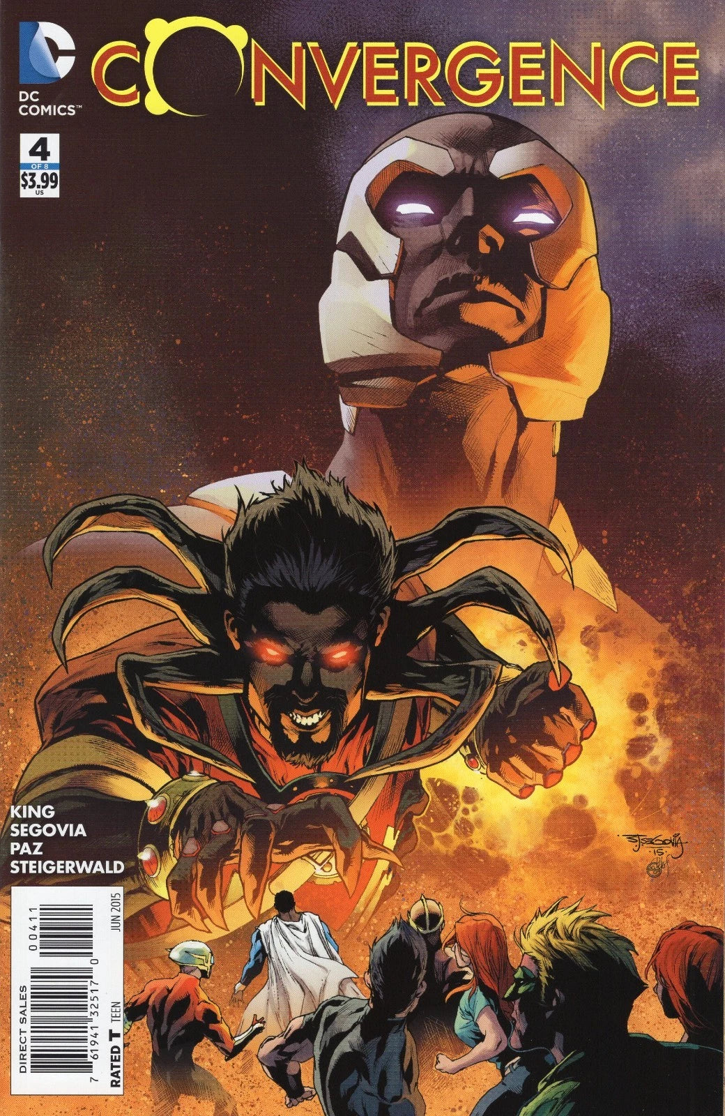 Convergence #4 1st Print DC Comics 2015