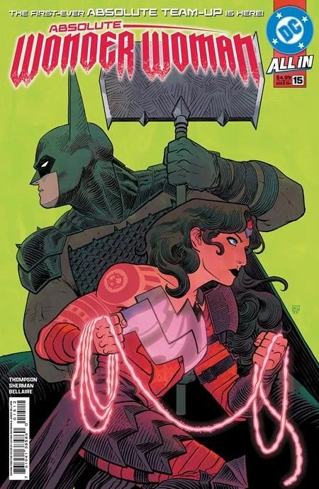 ABSOLUTE WONDER WOMAN #15 2ND PRINT HAYDEN SHERMAN COVER DC COMICS