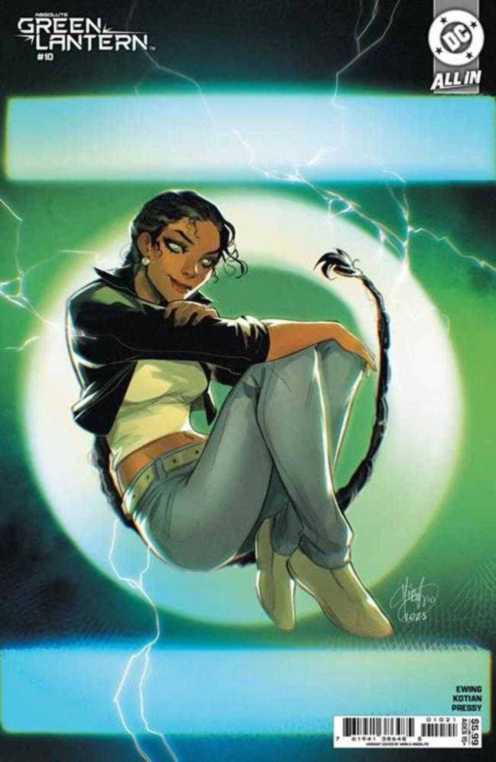 ABSOLUTE GREEN LANTERN #10 MIRKA ANDOLFO CARD STOCK VARIANT 2026 NM