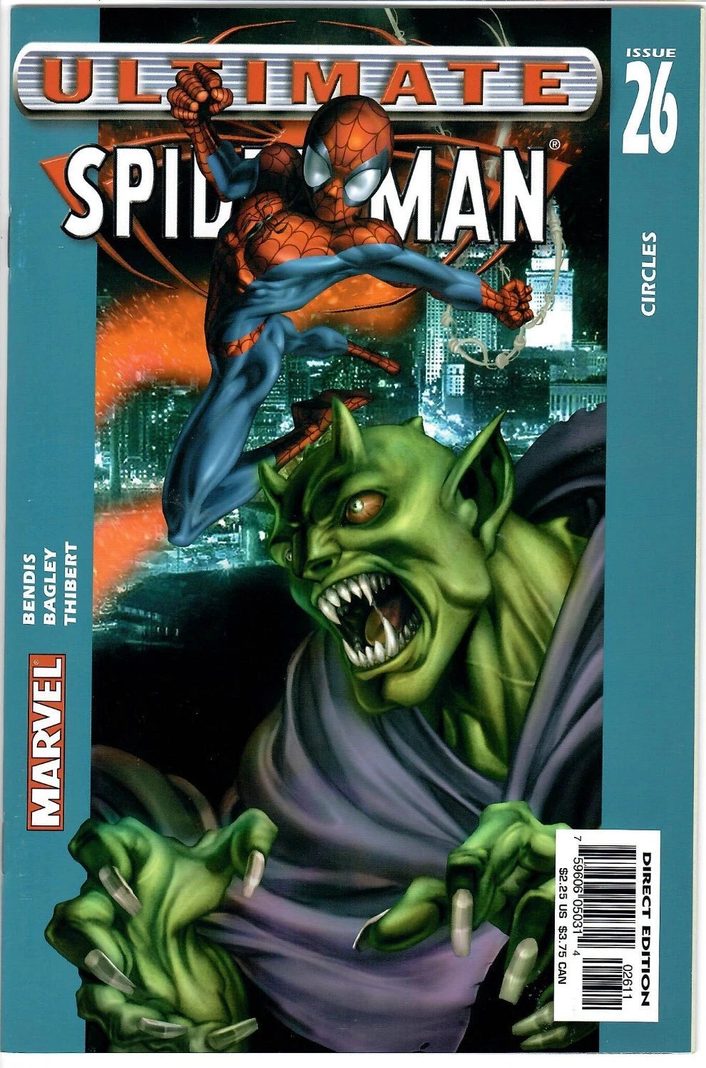 ULTIMATE SPIDER-MAN #26 MARVEL COMICS BENDIS 2000 VF/NM