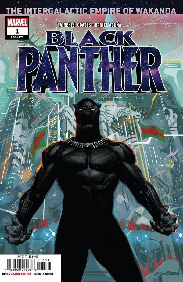 BLACK PANTHER #1 LGY #173 MARVEL COMICS 2018 NM