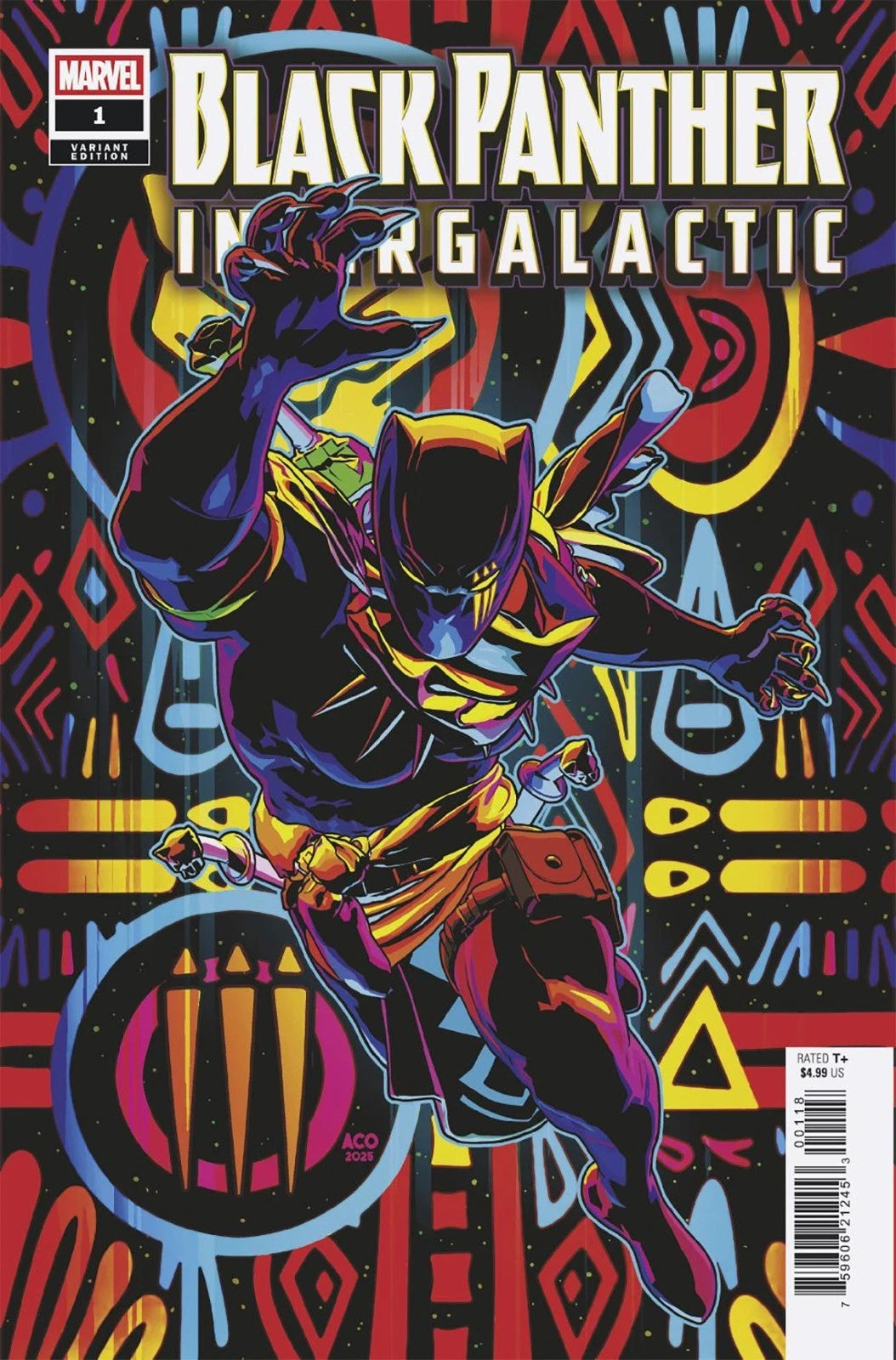 Black Panther: Intergalactic #1 ACO Incentive Variant Marvel Comics 2025 1st Print NEAR MINT