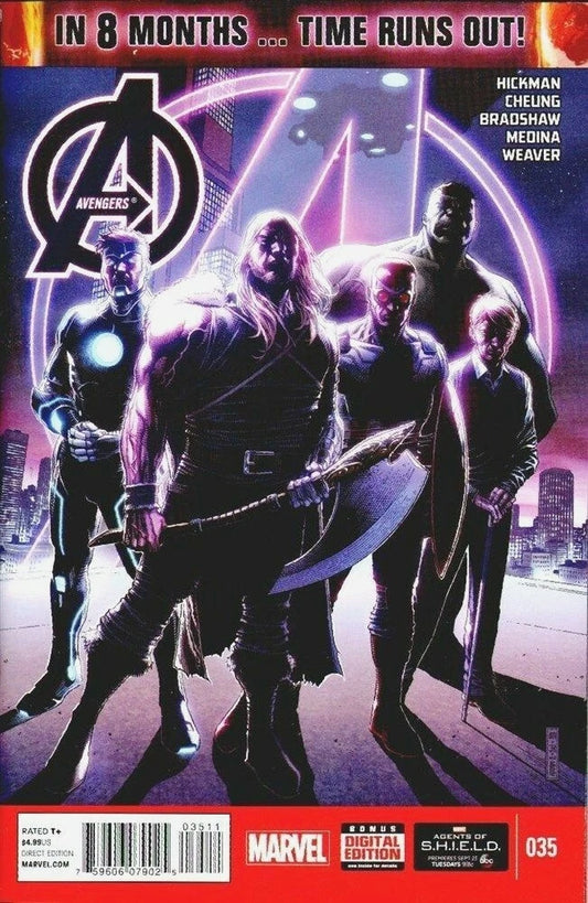 Avengers #35 Marvel Comics 1st Cover App of Sam Wilson as Captain America 2014 NM
