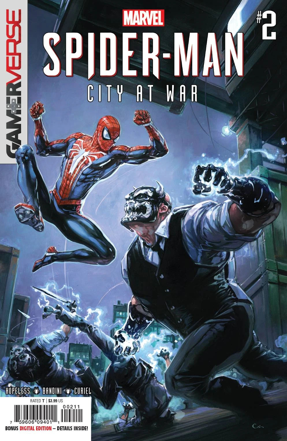 SPIDER-MAN CITY AT WAR #2 GAMERVERSE CRAIN COVER MARVEL COMICS 2019 NM