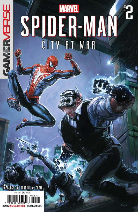 SPIDER-MAN CITY AT WAR #2 GAMERVERSE CRAIN COVER MARVEL COMICS 2019 NM
