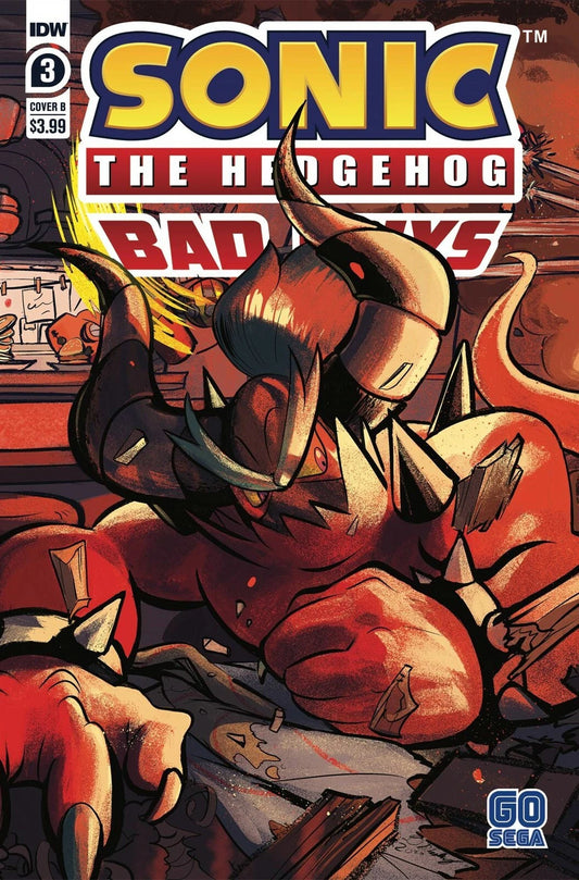 SONIC THE HEDGEHOG BAD GUYS #3 CVR B SKELLY VARIANT IDW PUBLISHING 2020 NM