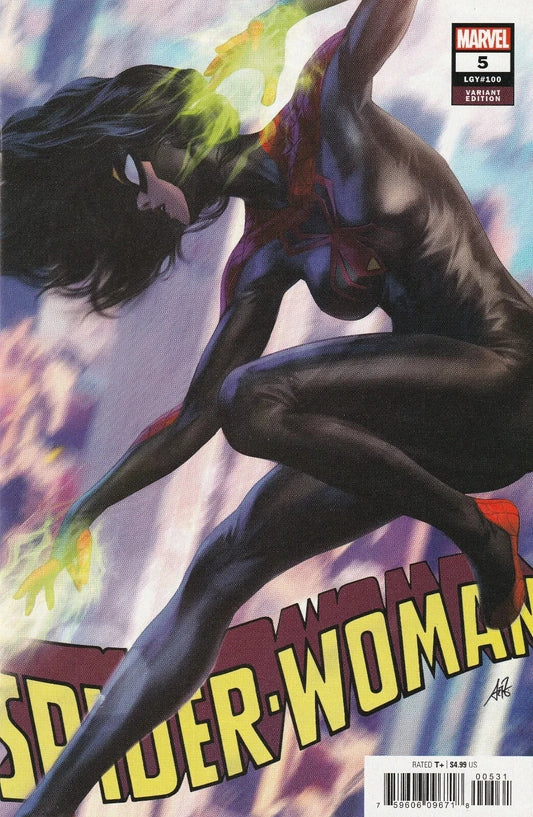 SPIDER WOMAN #5 LGY #100 ARTGERM VARIANT MARVEL COMICS 2020