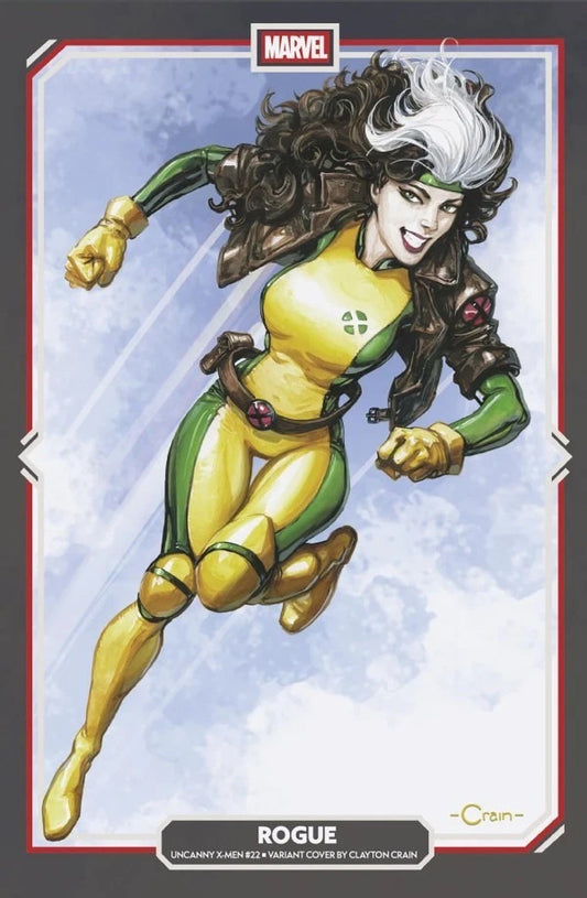 UNCANNY X-MEN #22 CLAYTON CRAIN ROGUE VARIANT MARVEL COMICS 2026 NM