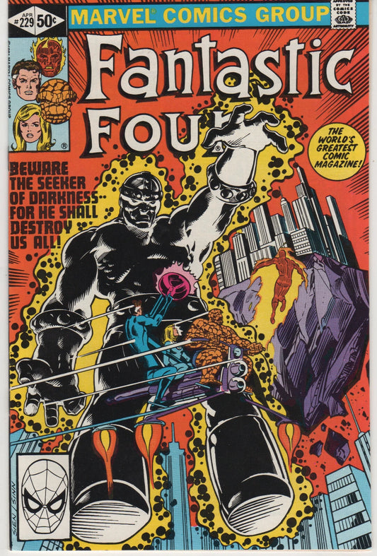 FANTASTIC FOUR #229 MARVEL COMICS 1981 NM
