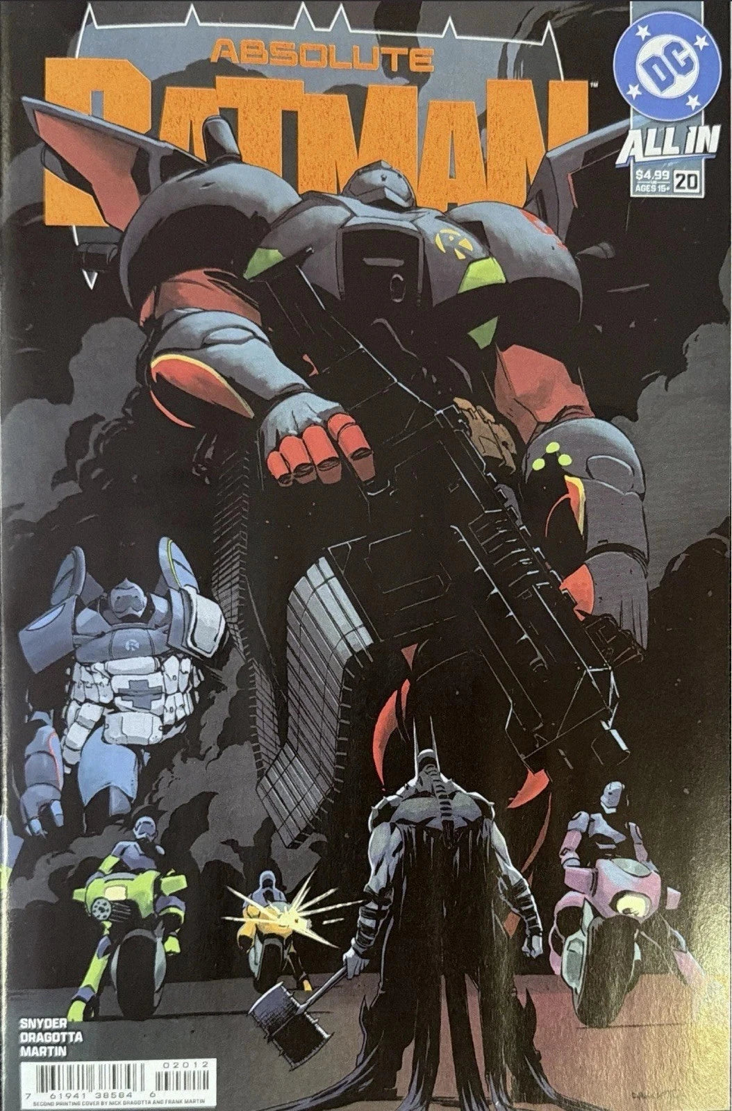 ABSOLUTE BATMAN #20 2nd PRINT DC COMICS 2026 NEAR MINT