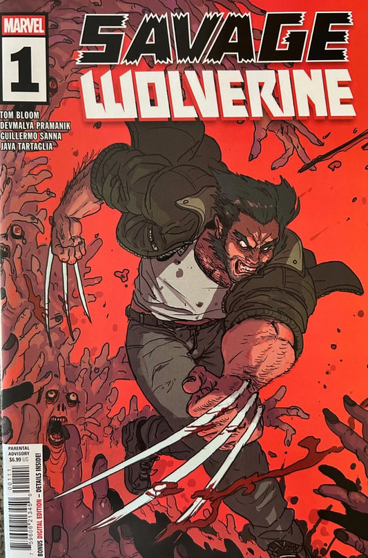 SAVAGE WOLVERINE #1  MARVEL COMICS 2025 NM