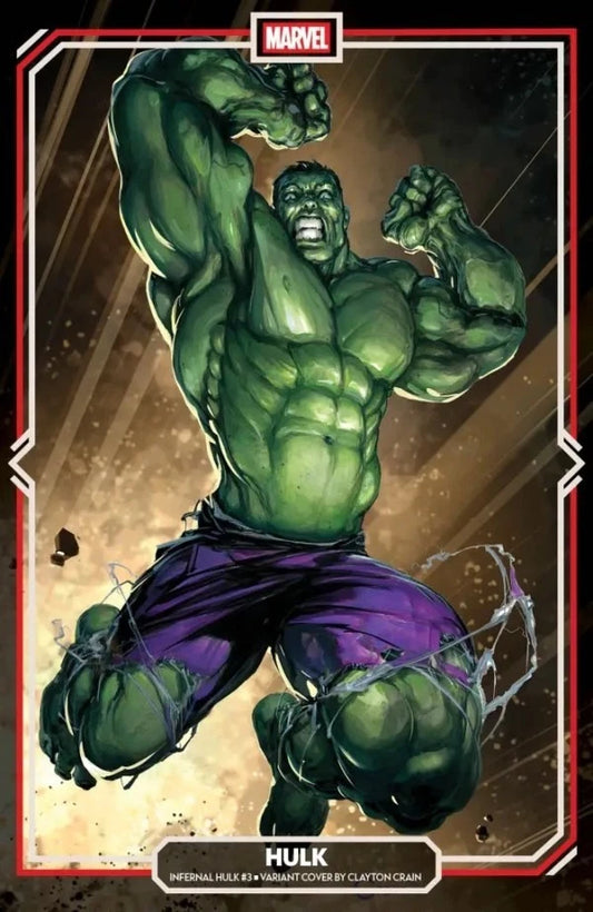 Infernal Hulk #3 Clayton Crain Variant Marvel Comics 2026 NEAR MINT