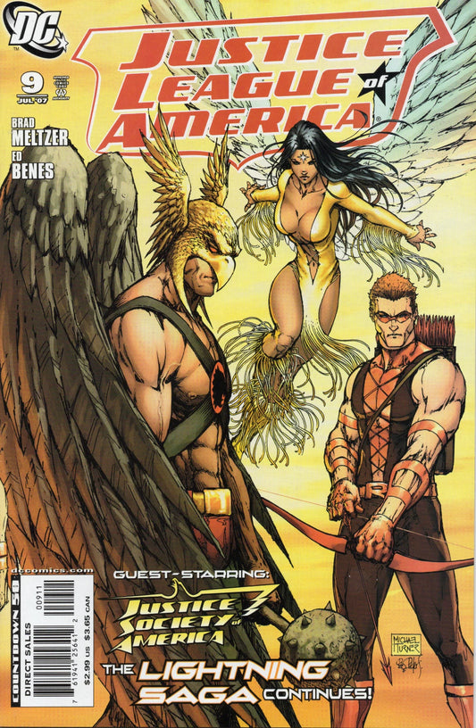 Justice League of America #9 DC Comics Michael Turner 2007 NM