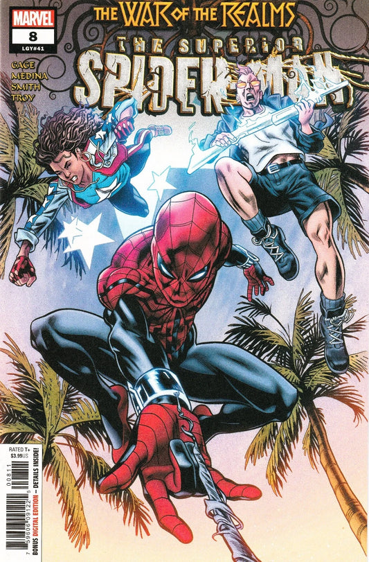SUPERIOR SPIDER-MAN #8 WAR OF THE REALMS MARVEL COMICS 2019 NM