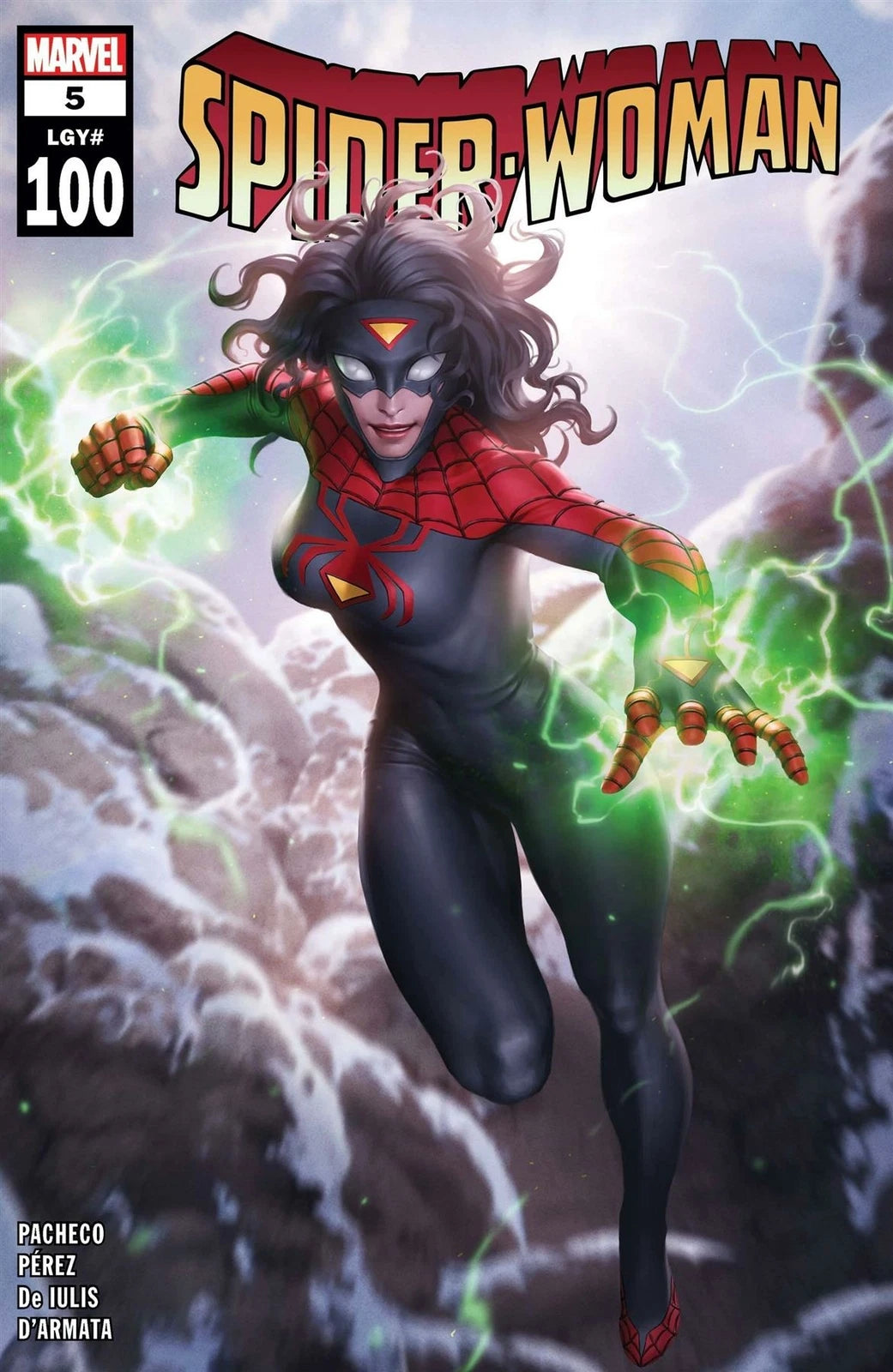 SPIDER WOMAN #5 LGY #100 YOON VARIANT MARVEL COMICS 2020