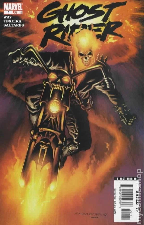 Ghost Rider #1 Mark Texeira Cover Marvel Comics 2006 NM