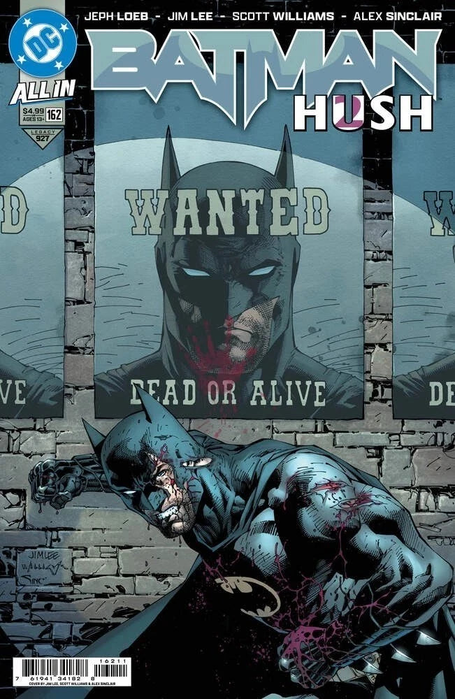 BATMAN #162 HUSH 2 JIM LEE 1ST PRINT DC COMICS 2025 NM