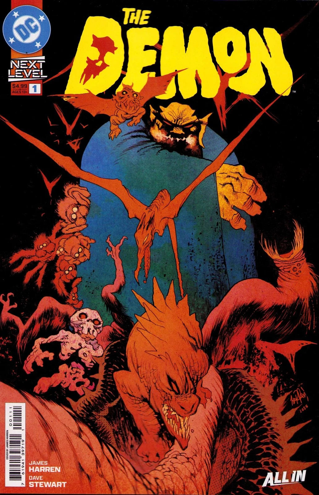 Demon #1 Cover A James Harren DC Comics 2026 NM