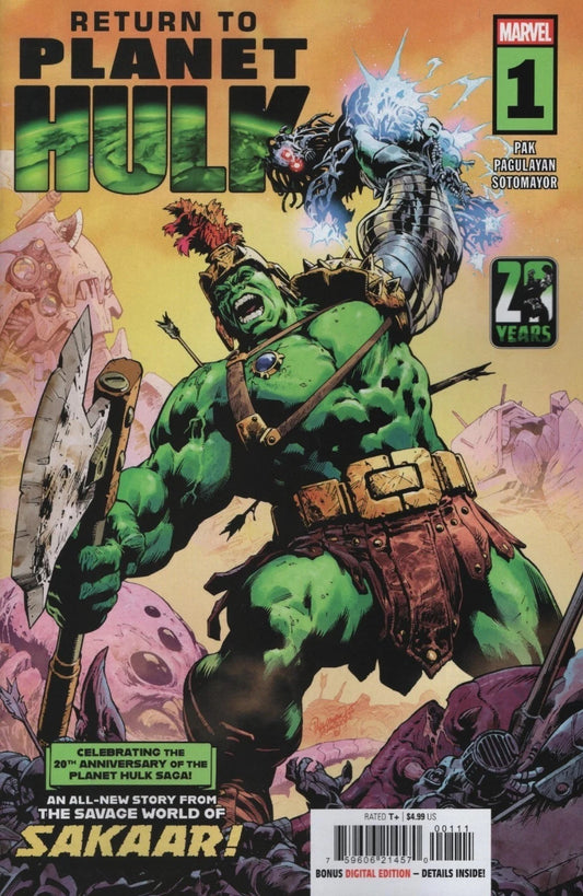 RETURN TO PLANET HULK #1 MARVEL COMICS 2025 NM