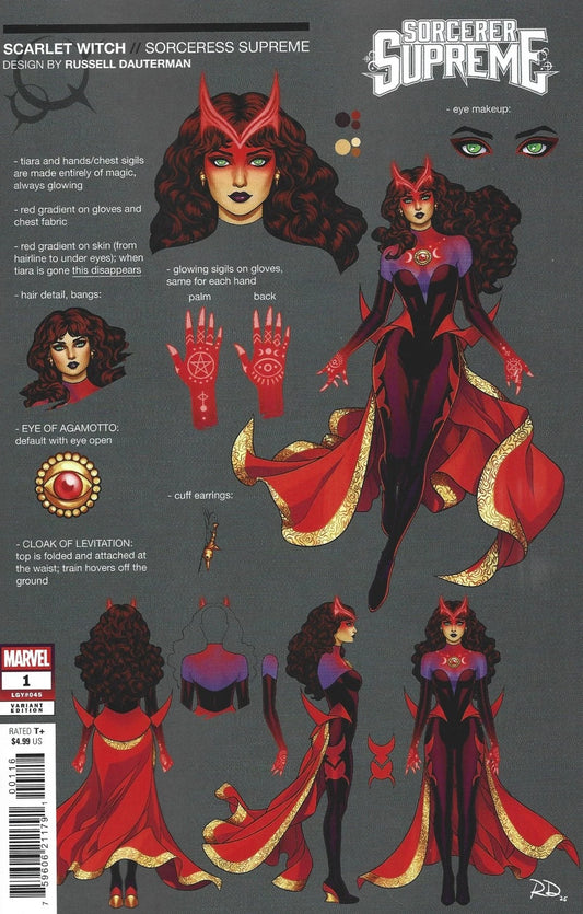 Sorcerer Supreme #1 1:10 Russell Dauterman Design Incentive Variant Marvel 2025 NM