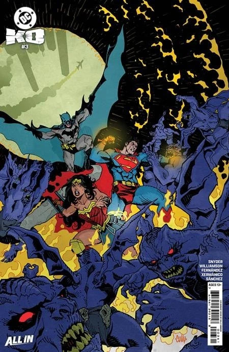 DC K.O. #3 1:25 CULLY HAMNER INCENTIVE VARIANT  NM DC COMICS 2026 NM