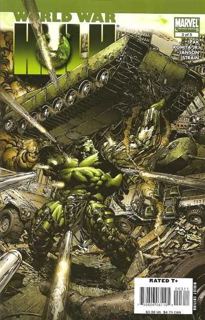WORLD WAR HULK #3  DAVID FINCH COVER MARVEL COMICS 2007 VF/NM