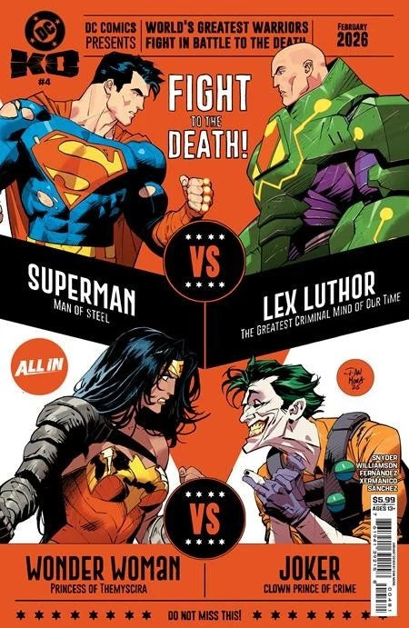 DC K.O. #4 DAN MORA VARIANT DC COMICS 2025 NEAR MINT