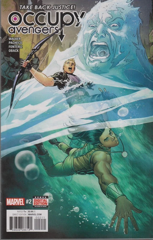 OCCUPY AVENGERS #2 1ST PRINT 2017 NEAR MINT