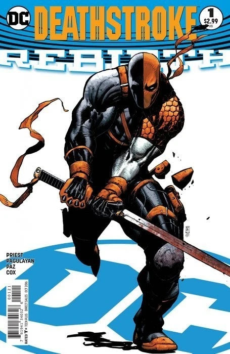 DEATHSTROKE: REBIRTH #1 STEPHEN PLATT VARIANT DC COMICS 2016