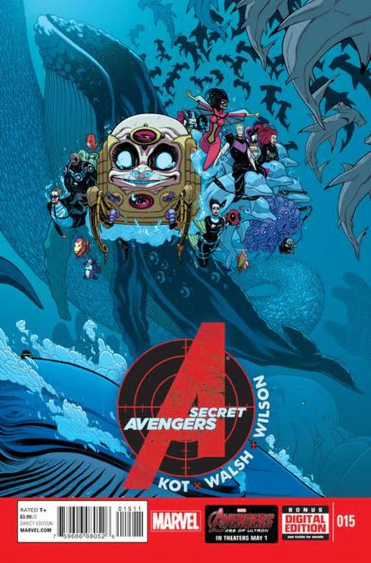 SECRET AVENGERS #15 MARVEL COMICS 2015 NEAR MINT
