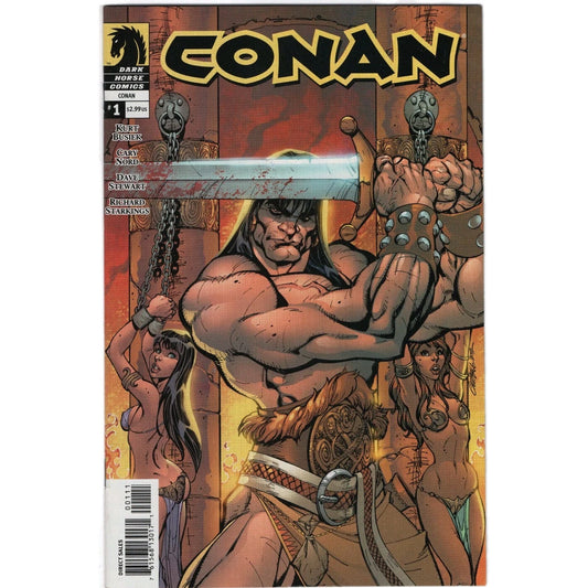 CONAN #1 2nd Print J Scott Campbell Variant Bondage Dark Horse Comics 2004 NM
