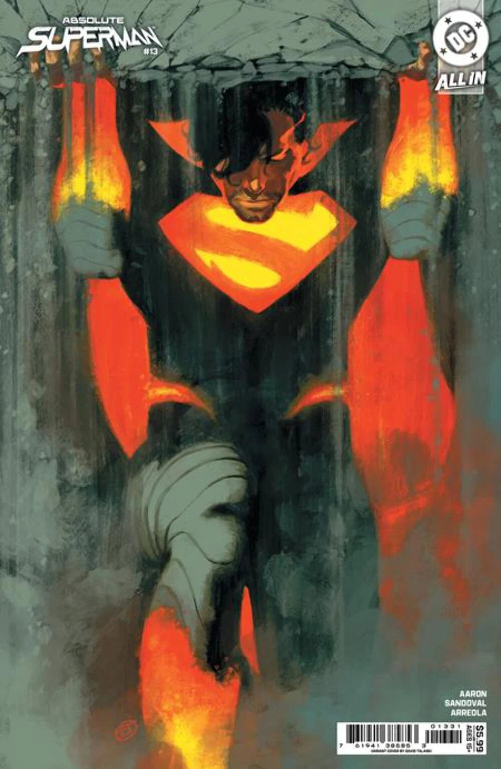 Absolute Superman #13 David Talaski Card Stock Variant DC Comics 2025 NM