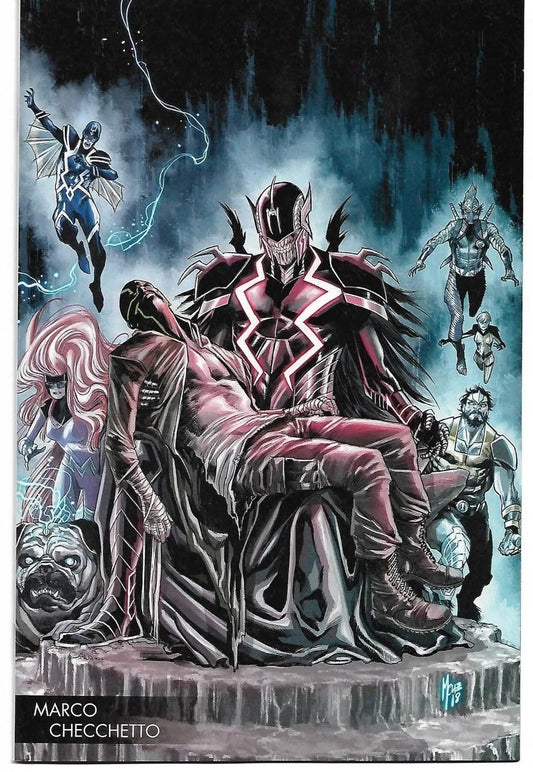 DEATH OF THE INHUMANS #2 YOUNG GUNS CHECCHETTO VARIANT MARVEL COMICS 2018 NM