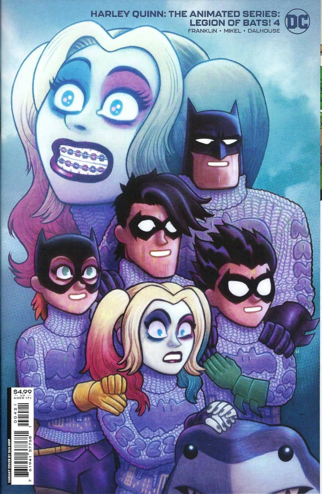 HARLEY QUINN THE ANIMATED SERIES LEGION OF BATS #4 DAN HIPP VARIANT 2023