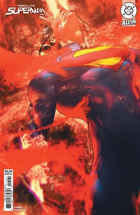 ABSOLUTE SUPERMAN #15 GERALD PAREL CARD STOCK VARIANT DC COMICS 2026 NM
