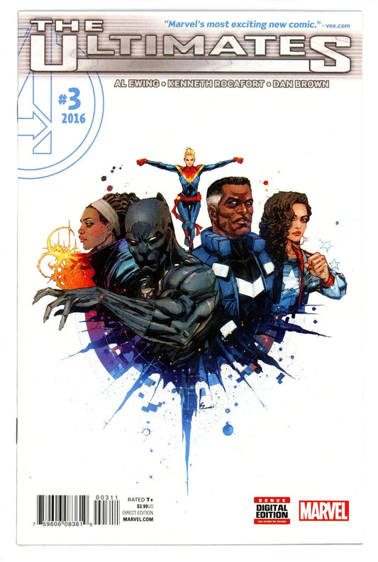 Ultimates #3 1st App Raz Malhotra as Giant-Man Marvel Comics 2016 NM