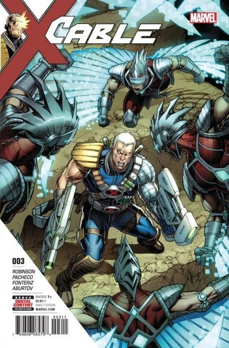 CABLE #3 MARVEL COMICS 2017 NEAR MINT