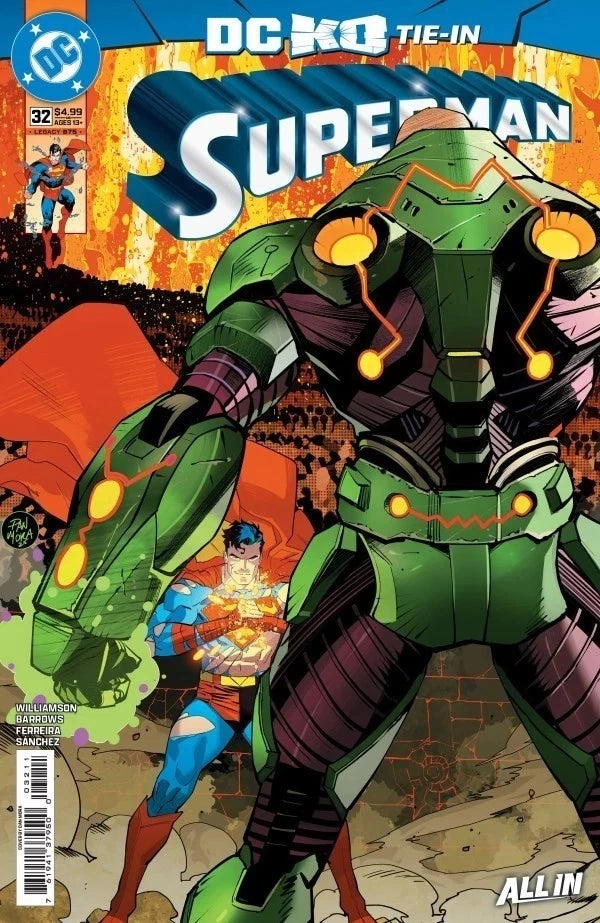 SUPERMAN #32 K.O. TIE IN DC COMICS 2025 NM